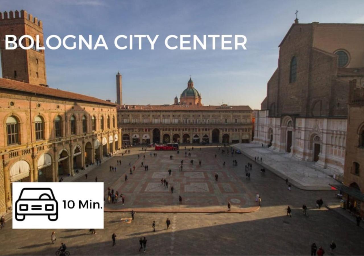 Sky Loft Airport - Modern Apt 1St Floor Apartment Bologna Luaran gambar